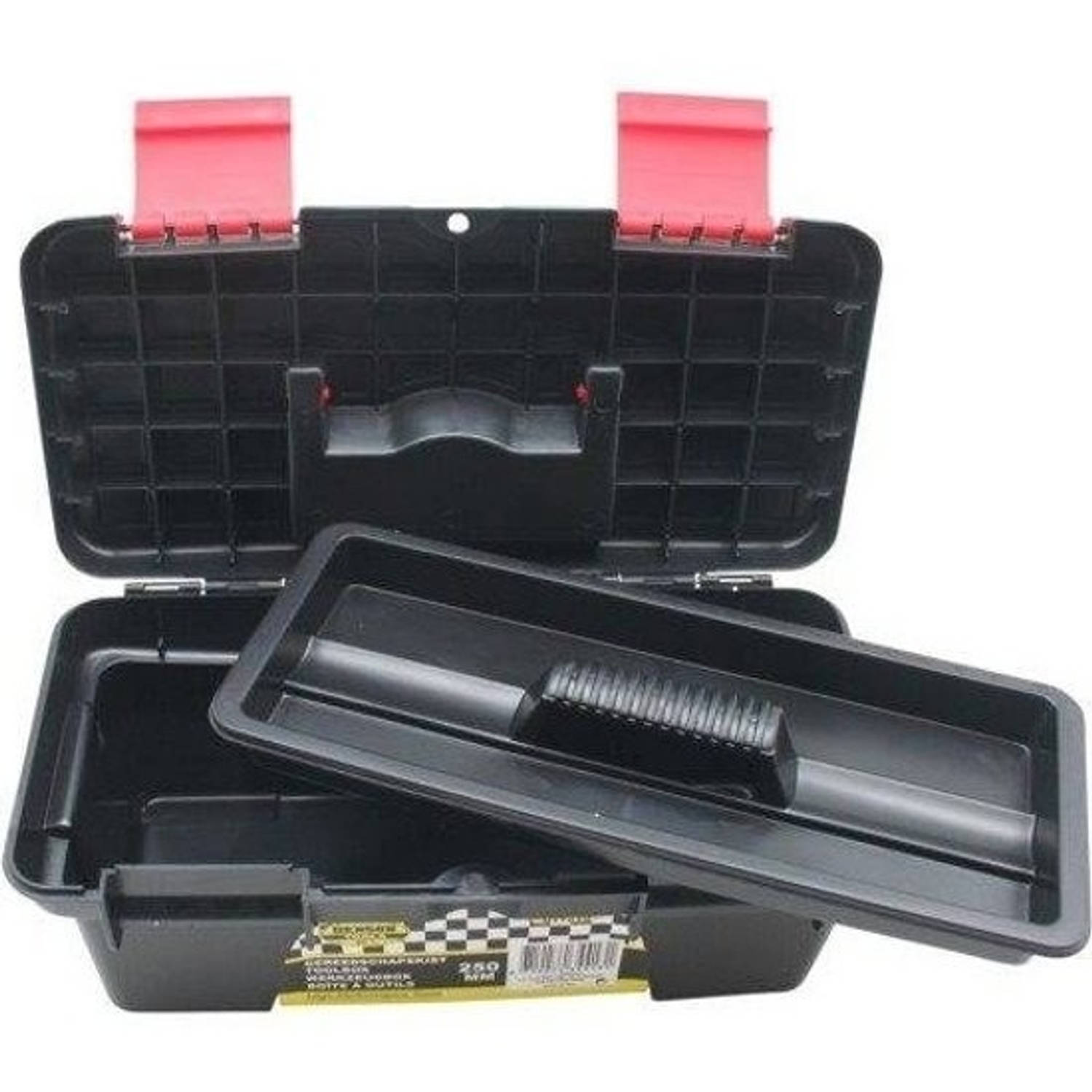 Ben Tools Mini Gereedschapskist 10 X 25 X 10 Cm - Zwart