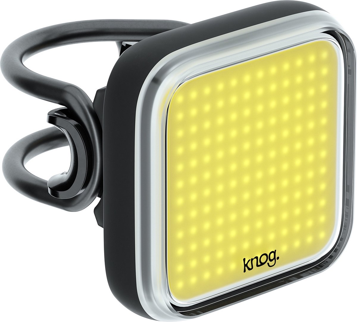 Knog voorlicht Blinder Square 200 lumen oplaadbaar led - Zwart