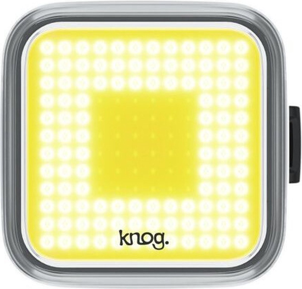 Knog voorlicht Blinder Square 200 lumen oplaadbaar led - Zwart