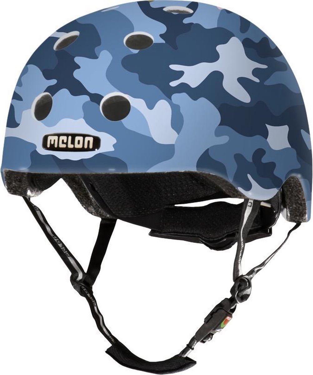 MELON Fietshelm Camouflage Blue - Blauw