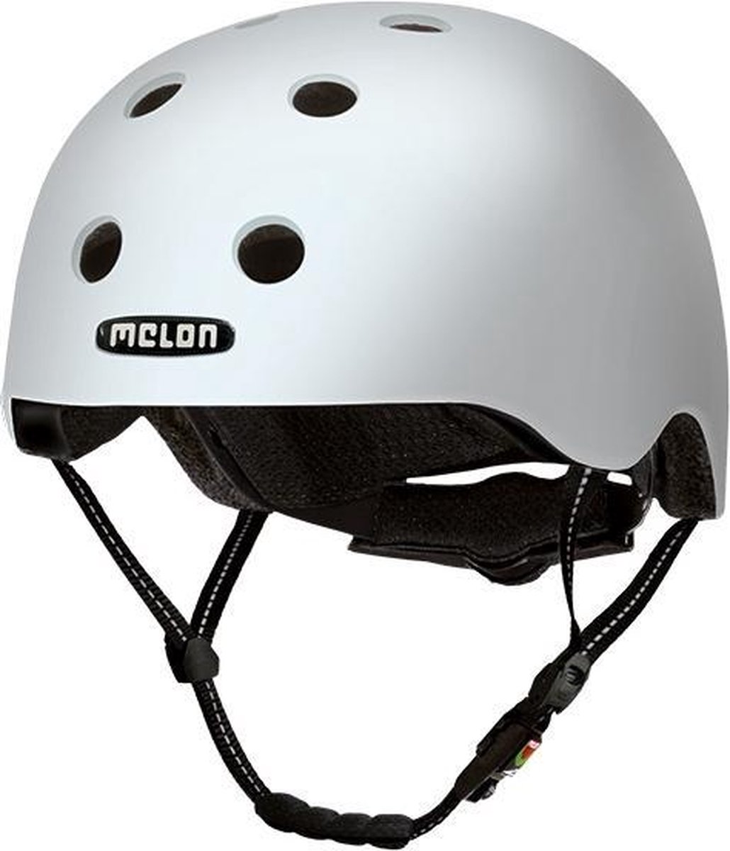 MELON Fietshelm Berlin Mat - Wit