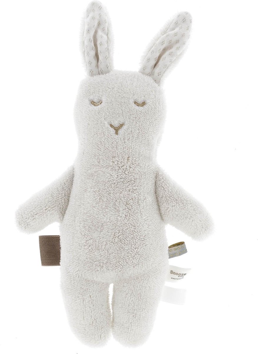 Snoozebaby Organic Ruby Rabbit Cuddle Stone - Beige