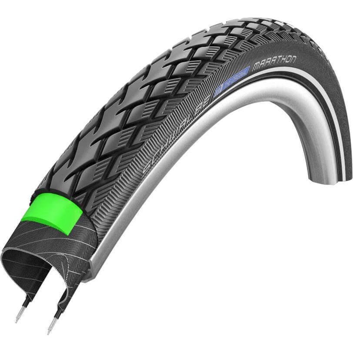 Schwalbe buitenband Marathon Greenguard 16x1.75 (47 305) - Zwart