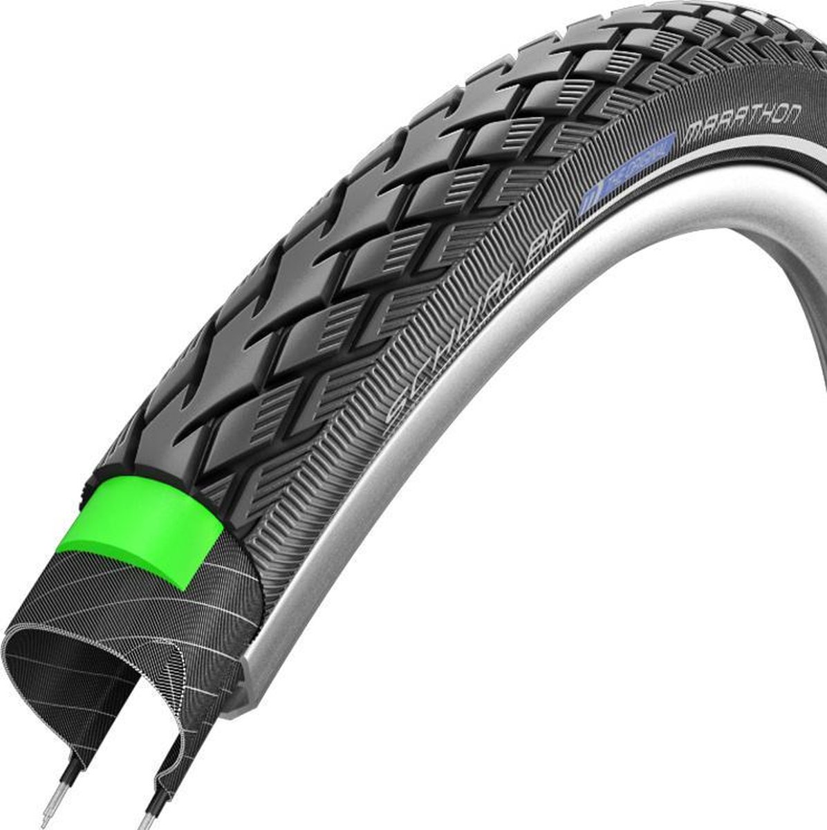 Schwalbe buitenband Marathon 27.5 x 1.65 (44 584) - Zwart