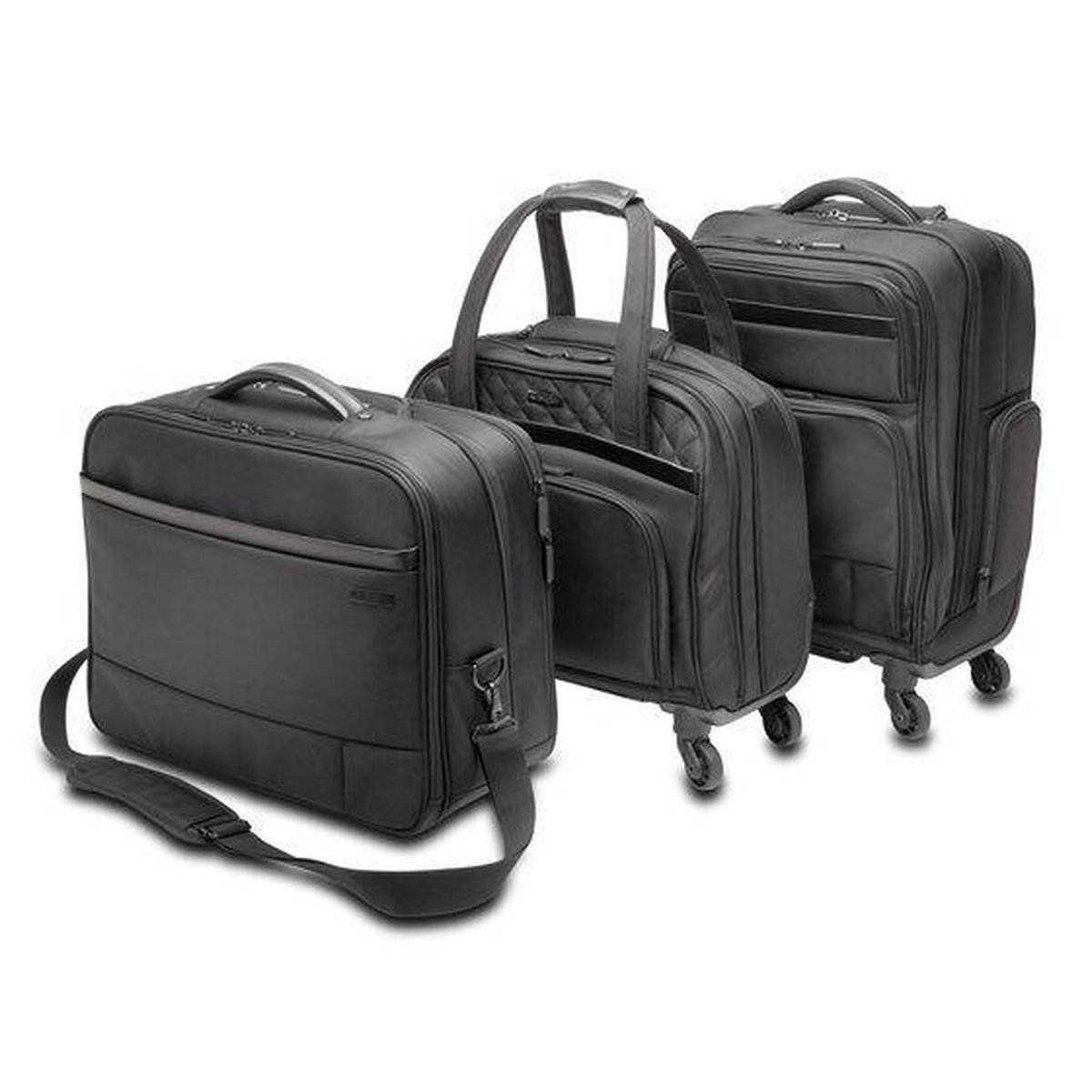 Kensington Laptoptas Met Draaiwieltjes Executive Contour 2.0 - Zwart