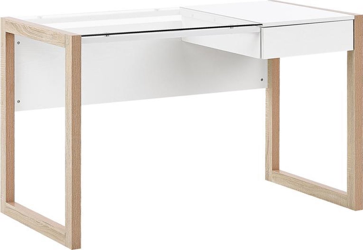 Beliani Jenks Bureau Vezelplaat 60 X 120 Cm