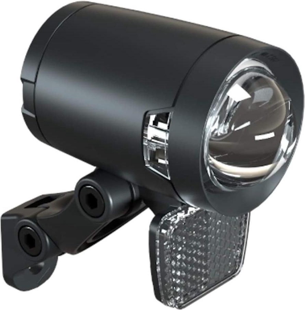 Herrmans voorlicht H Black Pro 6 12 V e bike/zilver - Zwart