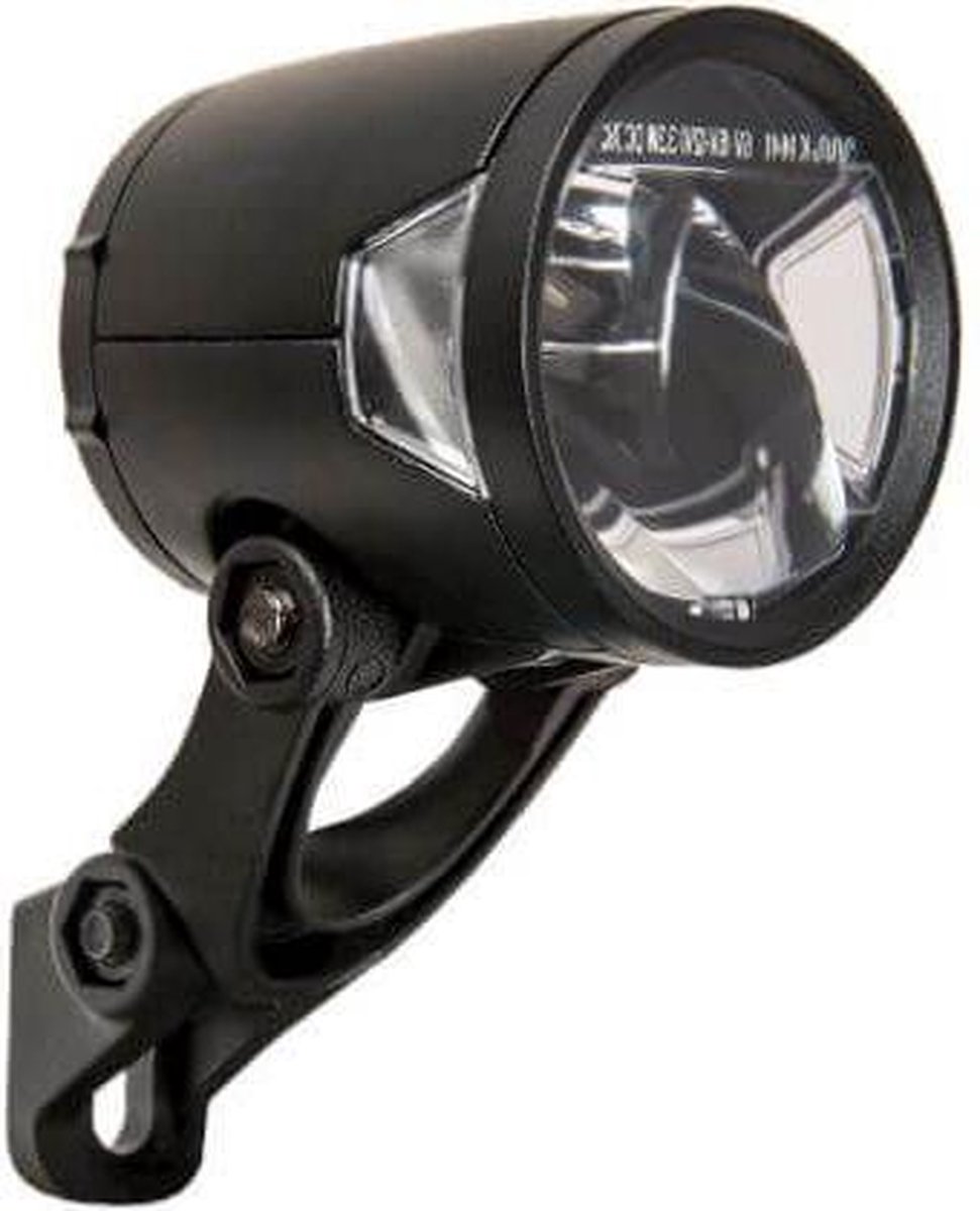 Herrmans voorlicht H Black MR8 e bike 6/12 V aluminium - Zwart