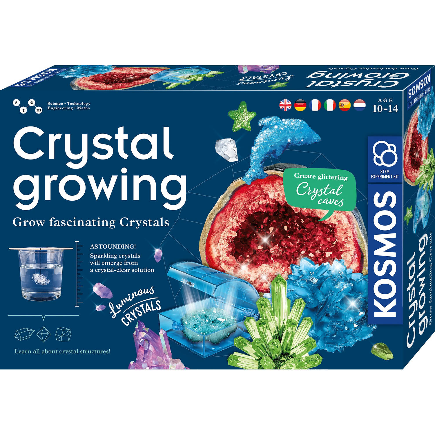Kosmos Uitgevers Wetenschapslab Crystal Growing Junior