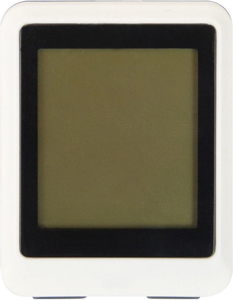 DRESCO fietscomputer 5 x 5 cm - Wit