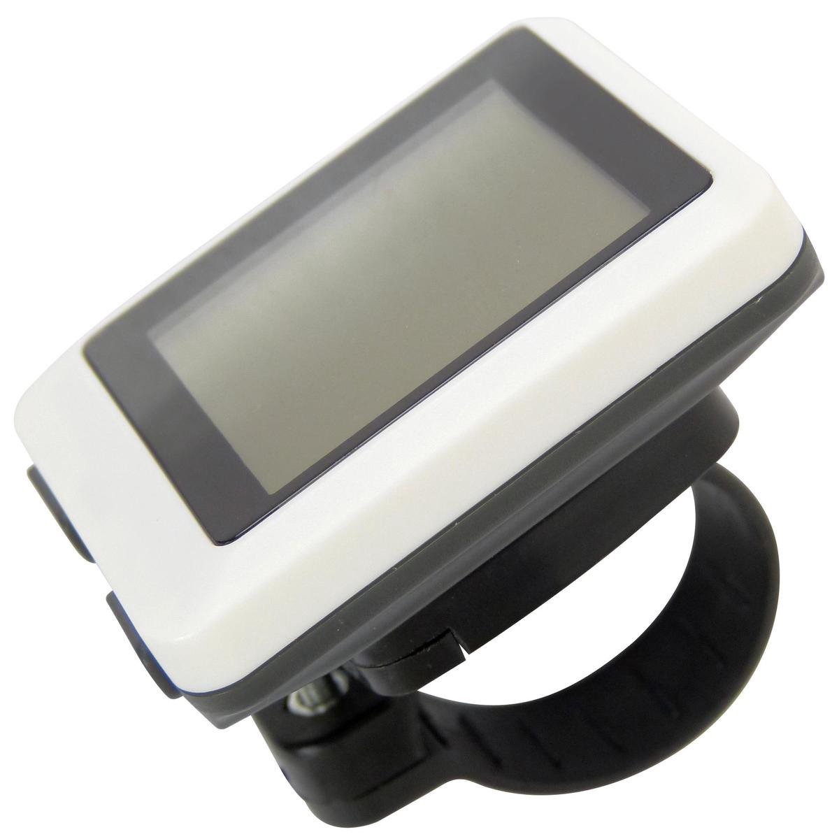 DRESCO fietscomputer 5 x 5 cm - Wit