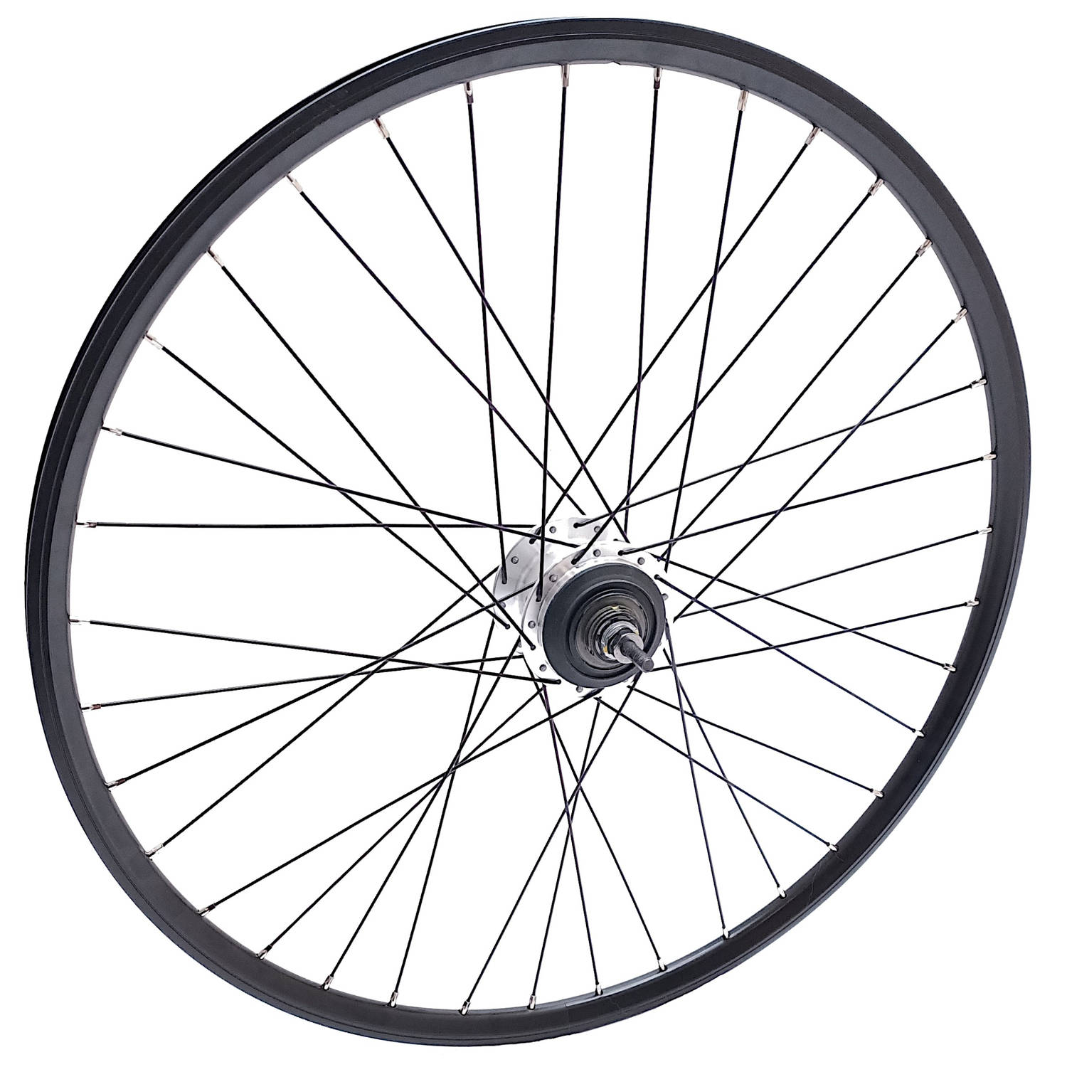 Cycle Tech Achterwiel Freeway 28 X 1 3/8 Aluminium - Zwart