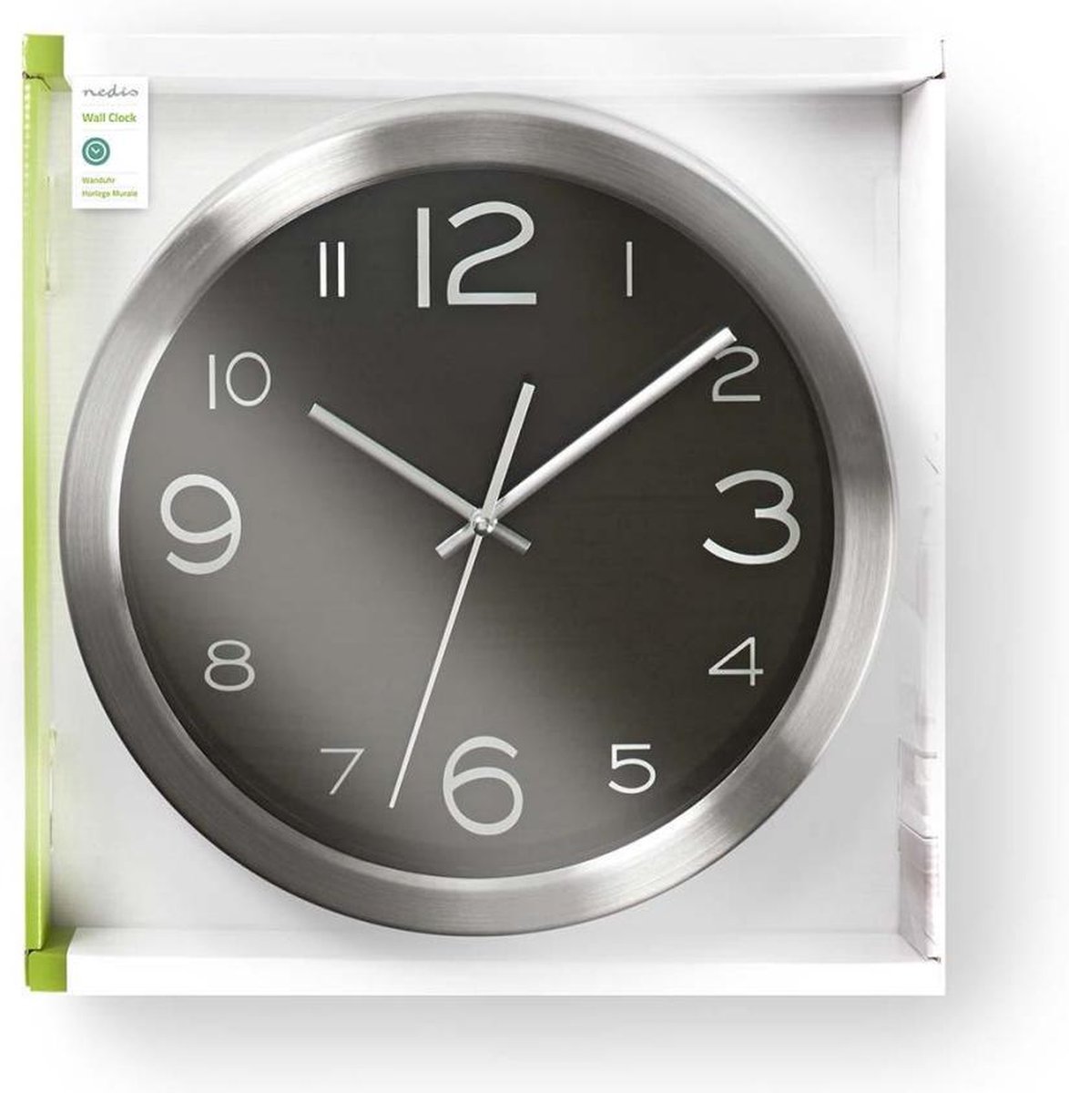Nedis Wandklok - Zwart