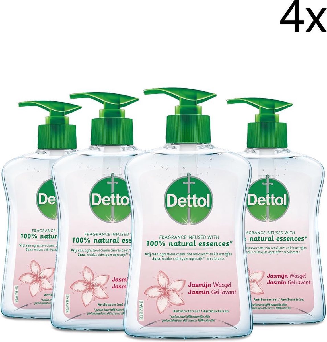 Dettol Handzeep - Jasmijn - 250ml X4