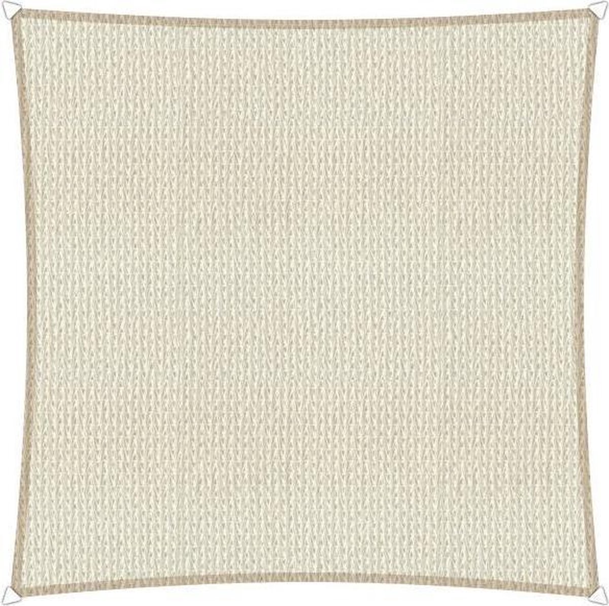 Sunfighters Velleman Compleet Pakket: Waterdicht 5x5m Ivoor Met Rvs Bevestigingsset En Buitendoekreiniger