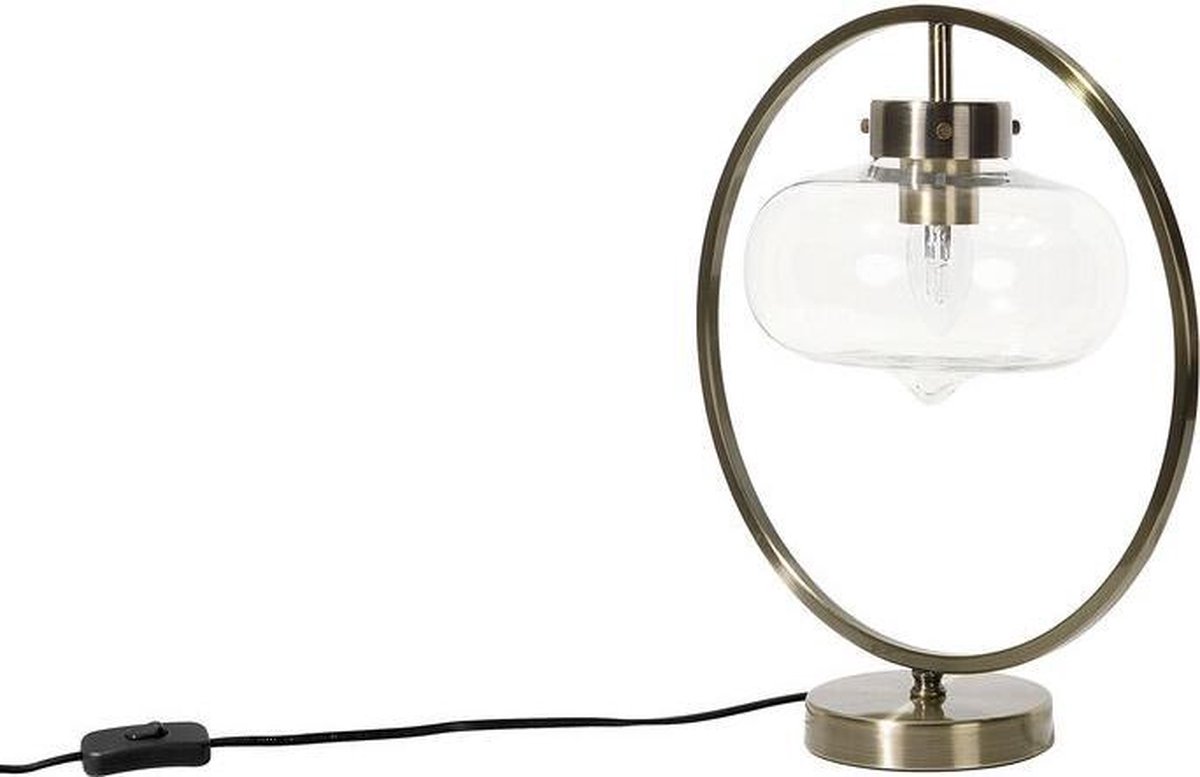 Beliani Severn Tafellamp Metaal 35 X 35 Cm - Goud