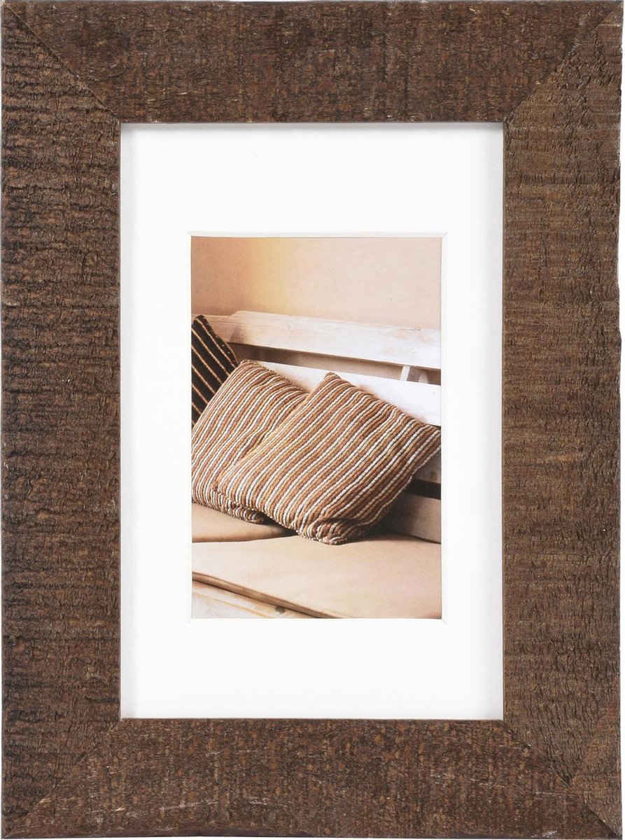 Henzo Fotolijst - Driftwood - Fotomaat 10x15 Cm - Donker - Bruin