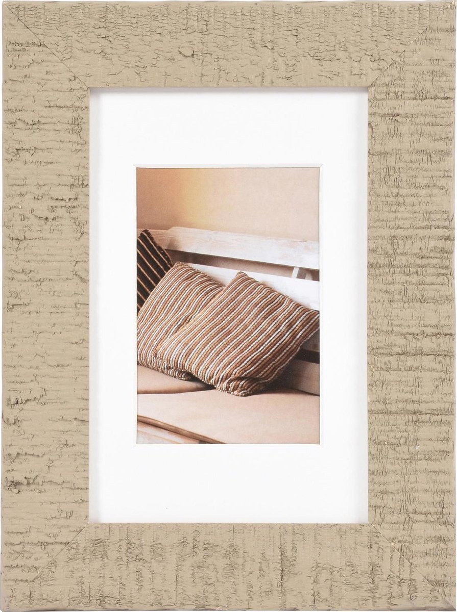 Henzo Fotolijst - Driftwood - Fotomaat 10x15 Cm - - Beige