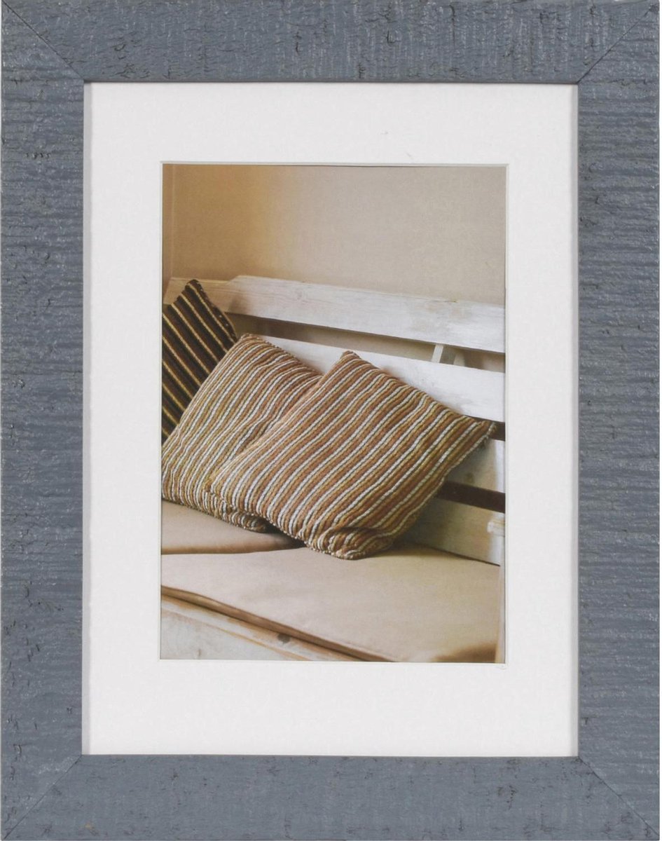 Henzo Fotolijst - Driftwood - Fotomaat 18x24 Cm - - Blauw