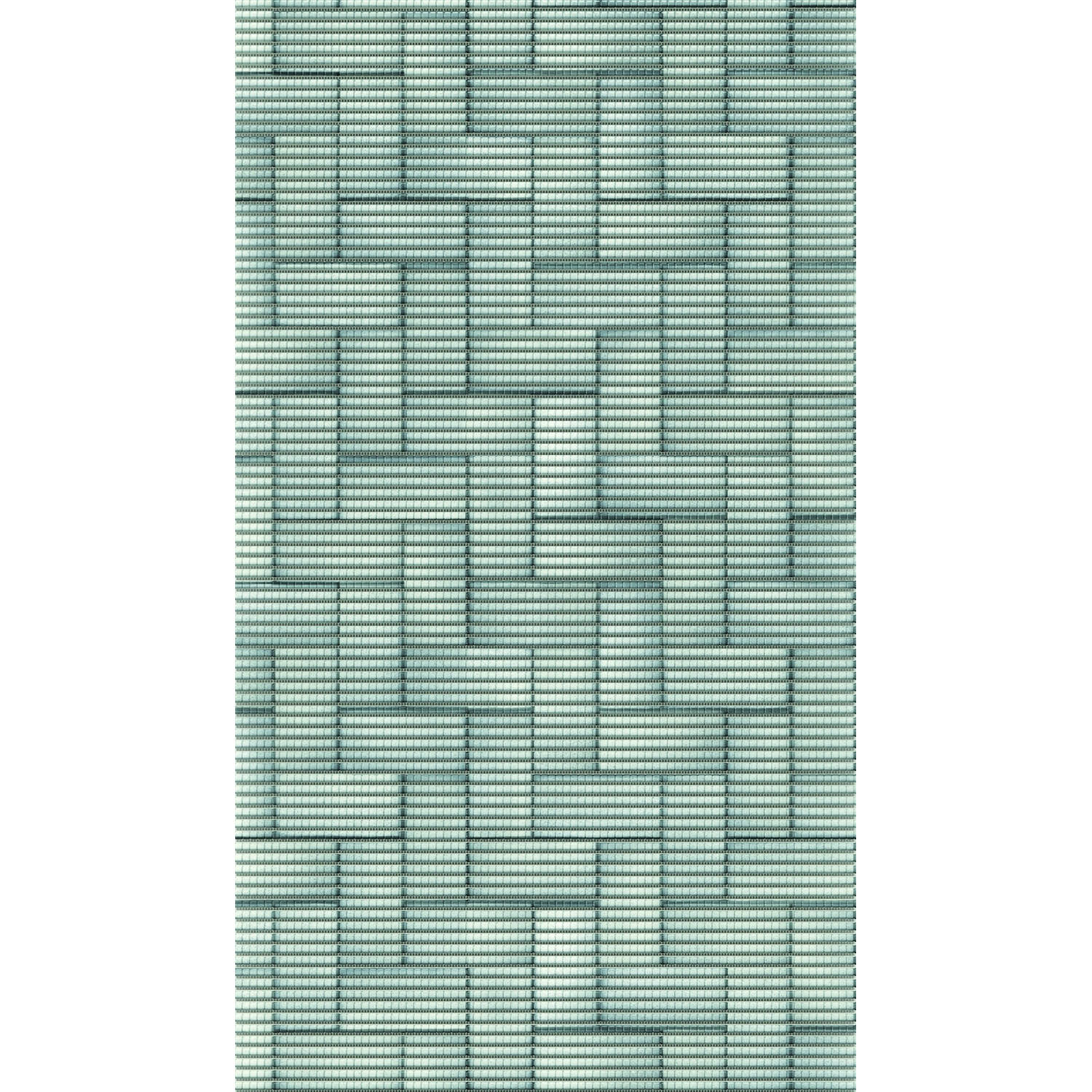 Wicotex Watermat-aquamat Op Rol Zilver Tegels 65cmx15m - Zwart