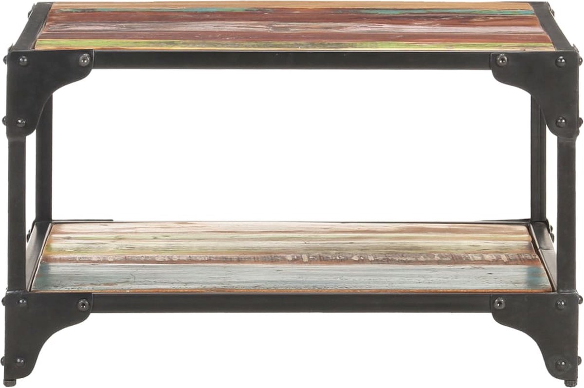Vidaxl Salontafel 60x60x35 Cm Massief Gerecycled Hout