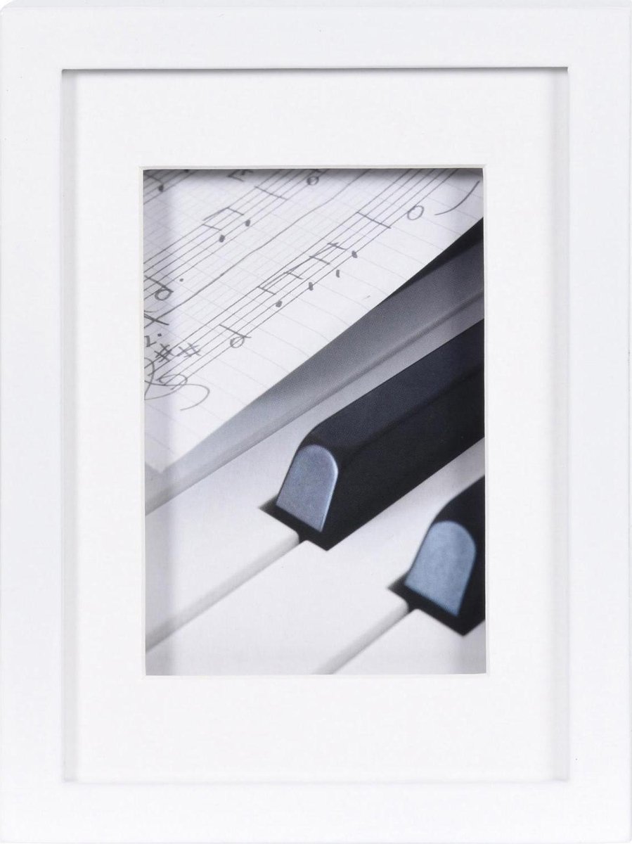 Henzo Fotolijst - Piano - Fotomaat 13x18 Cm - - Wit