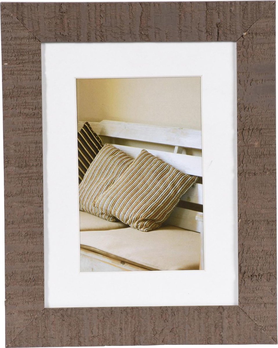 Henzo Fotolijst - Driftwood - Fotomaat 15x20 Cm - - Bruin