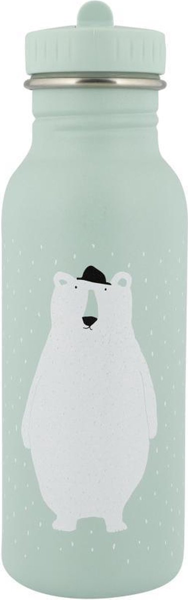 Trixie Drinkbeker Mr. Polar Bear Junior 500 Ml Rvs Mint - Groen