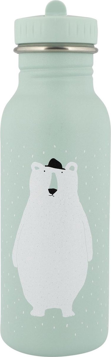Trixie Drinkbeker Mr. Polar Bear Junior 500 Ml Rvs Mint - Groen