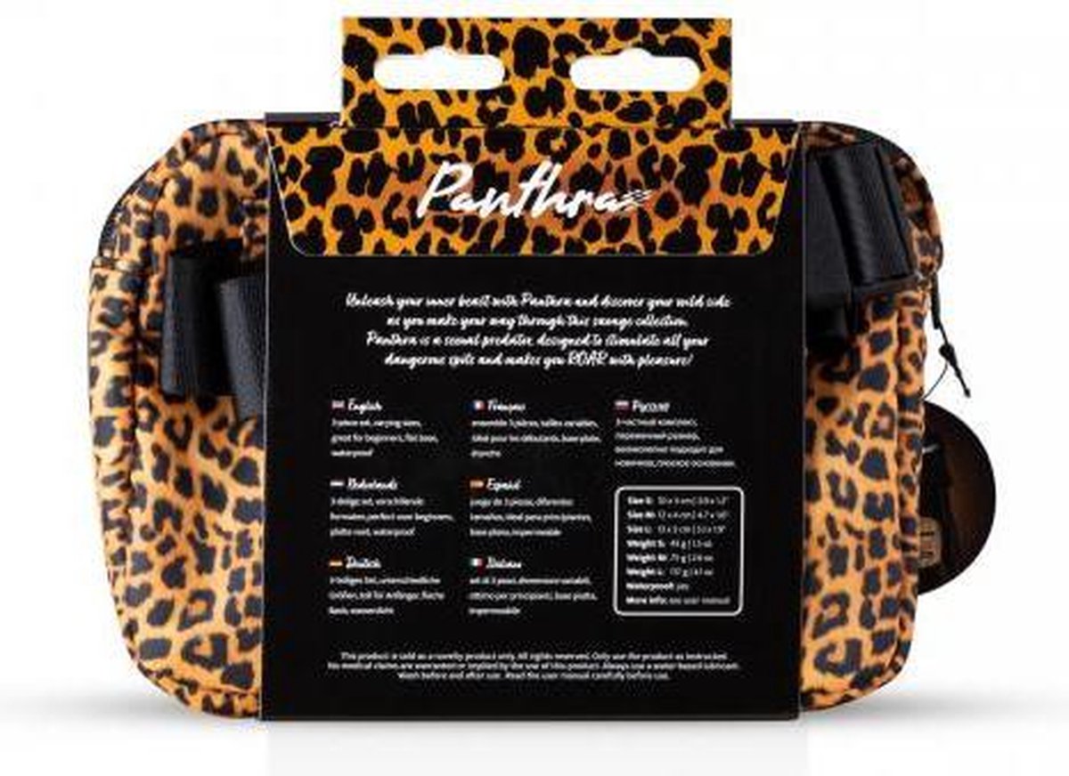 Panthra Kesia Buttplug Set - Zwart