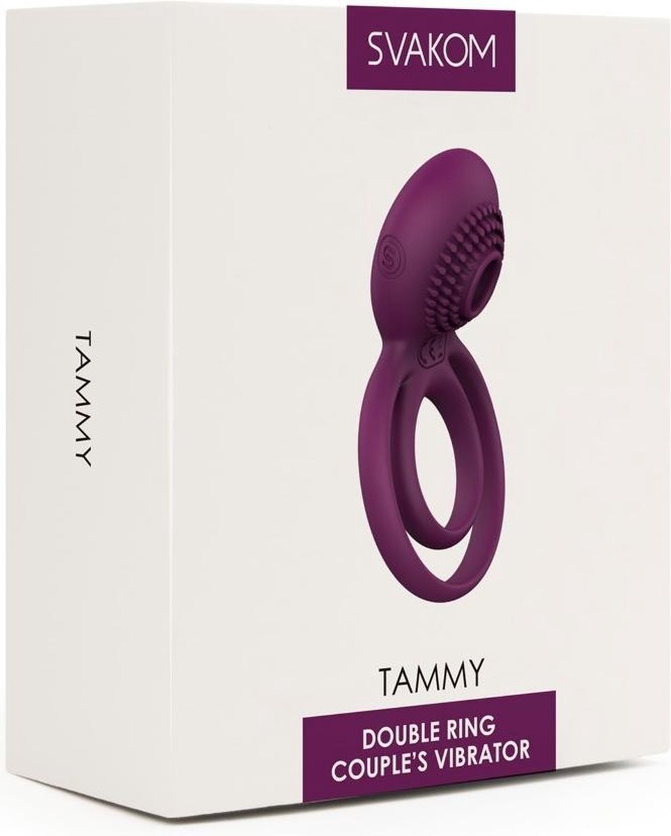 SVAKOM - Tammy Vibrerende Cockring - Violet - Paars