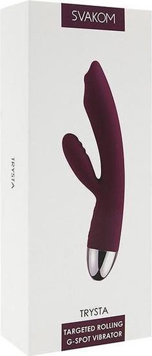 SVAKOM - Trysta Rabbit G-Spot Vibrator - Violet - Paars