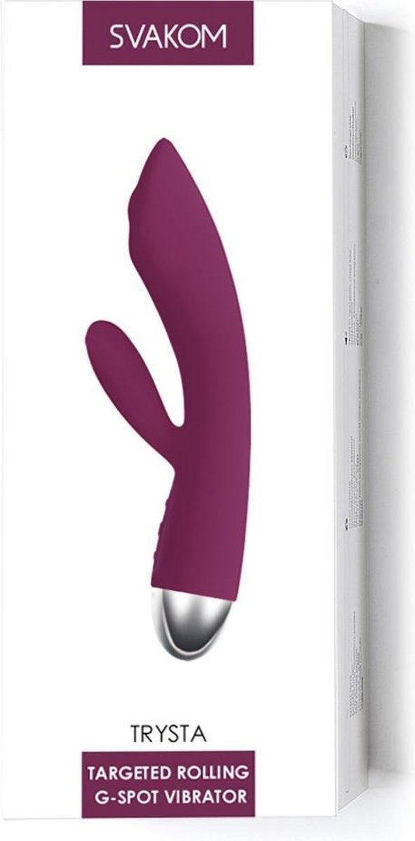 SVAKOM - Trysta Rabbit G-Spot Vibrator - Violet - Paars