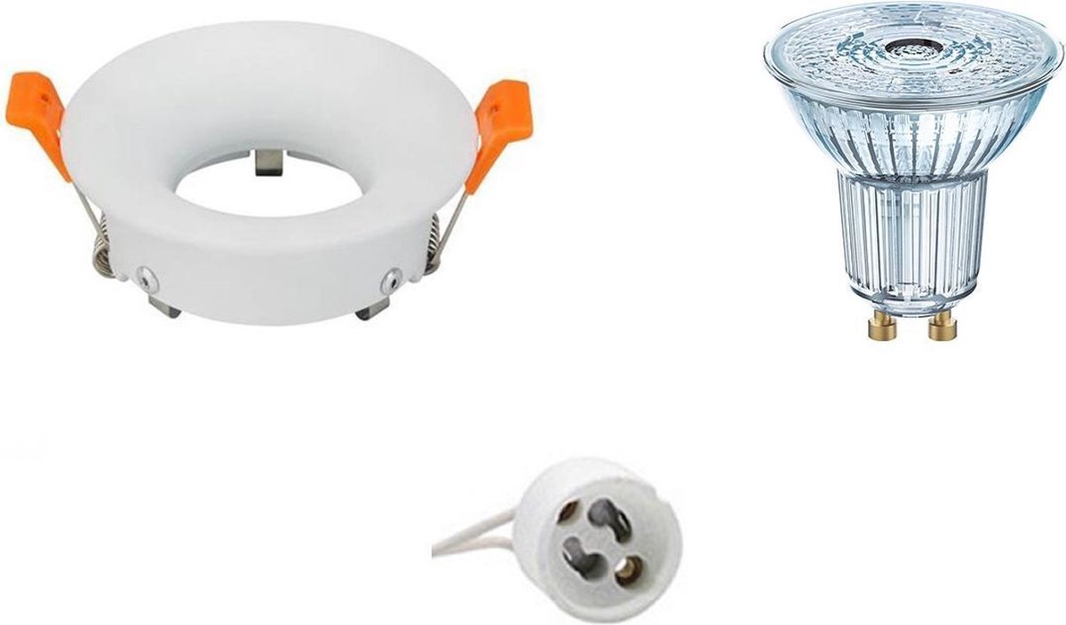 Osram - Led Spot Set - Parathom Par16 930 36d - Gu10 Fitting - Dimbaar - Inbouw Rond - Mat - 3.7w - Warm 3000k - - Wit