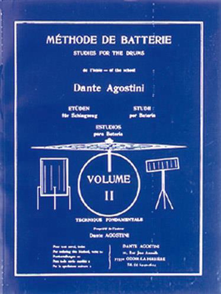 MusicSales - Dante Agostini - Methode de Batterie volume 2