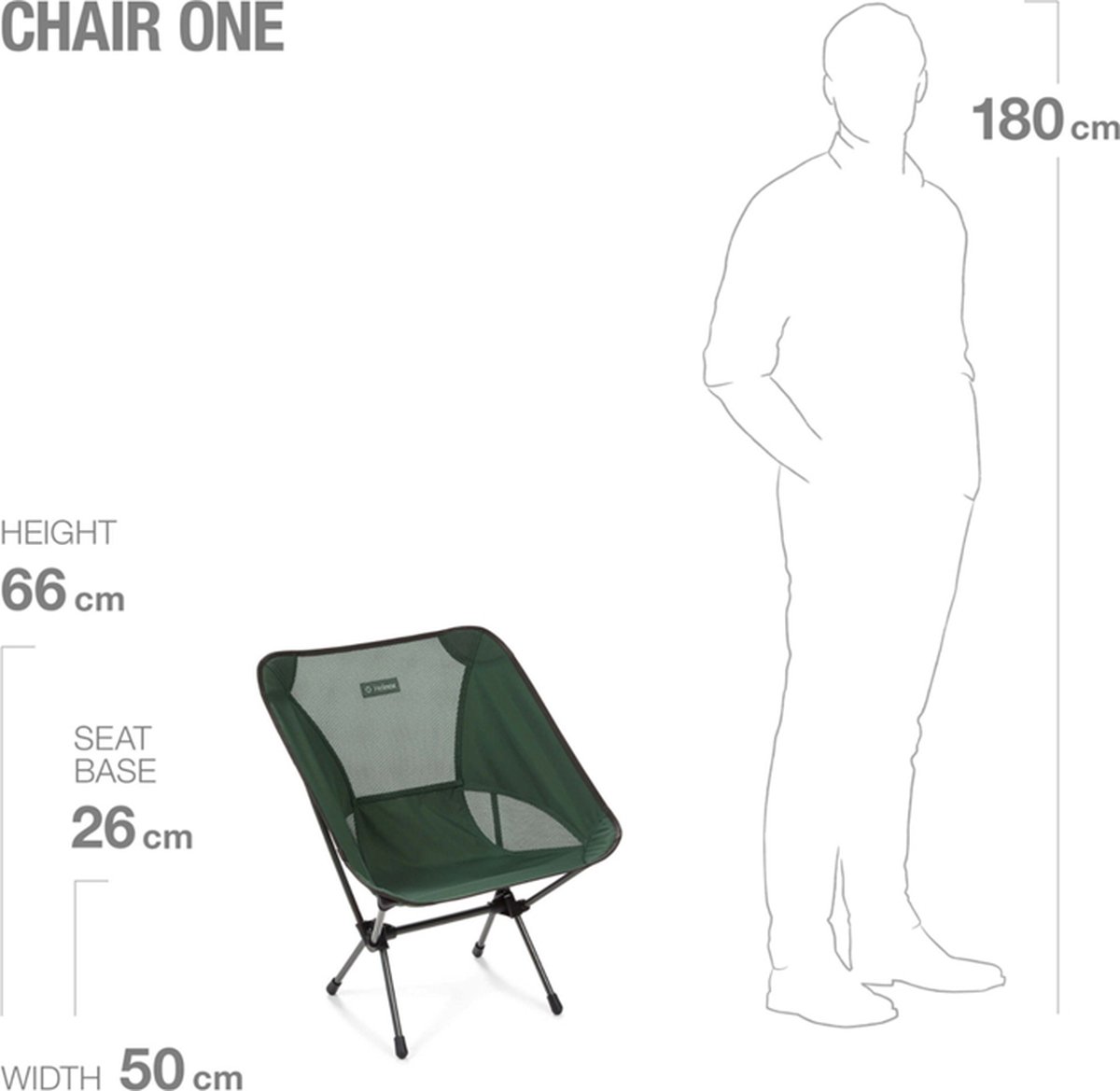 Helinox Chair One Lichtgewicht Stoel - - Groen