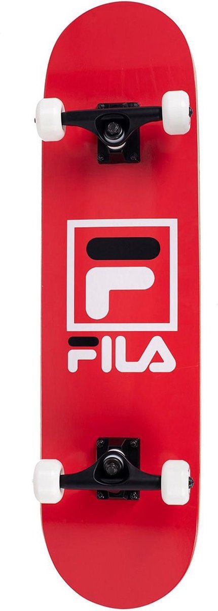 Fila Skateboard Logo 20 X 79 Cm Abec 7 Hout - Rood
