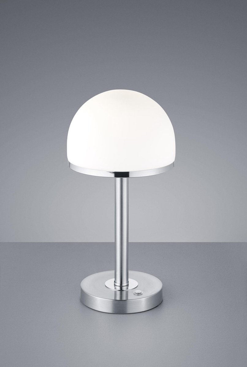 TRIO Tafellamp Berlijn Led 4 Watt 39 X 19 Cm Staal Zilver/ - Silver