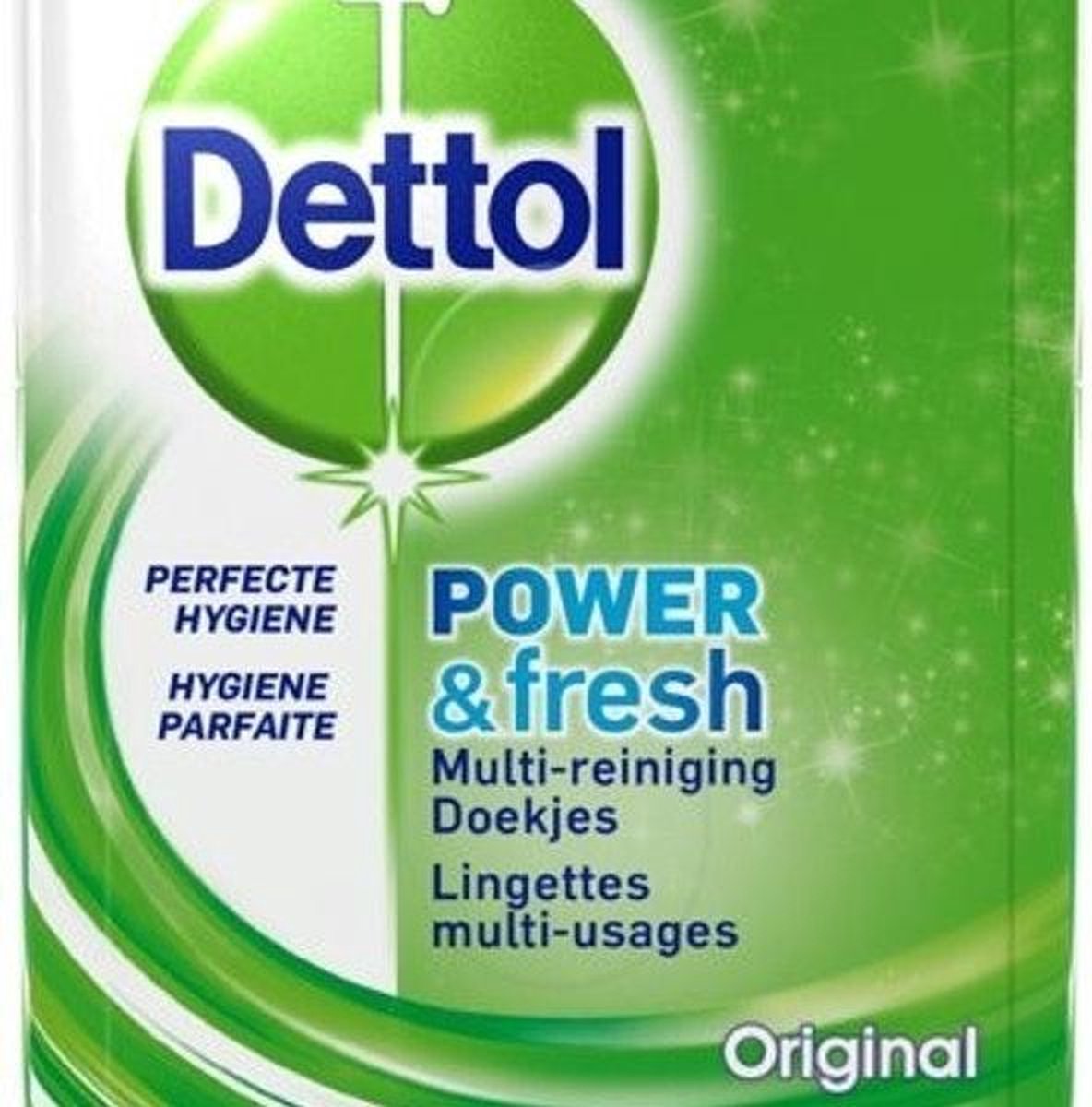Dettol Schoonmaakdoekjes Power & Fresh - Original - 80 Stuks