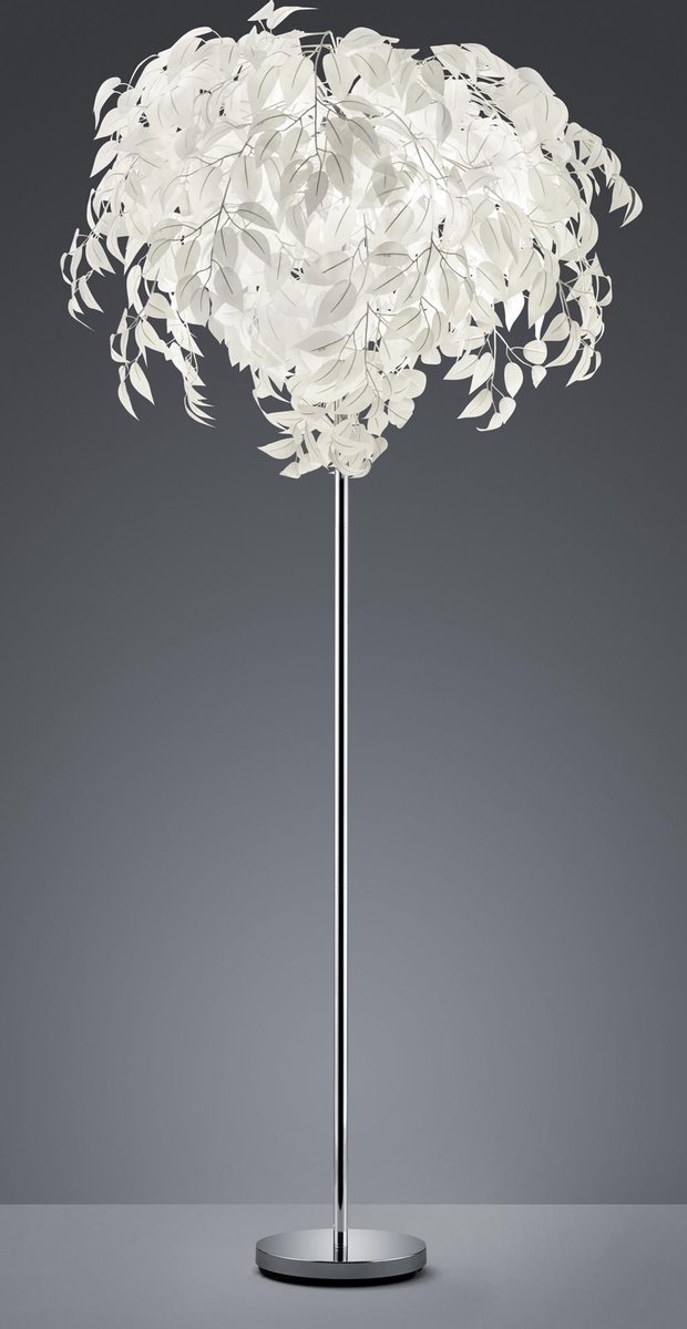 Reality Vloerlamp Leavy 180 X 70 Cm Staal - Wit