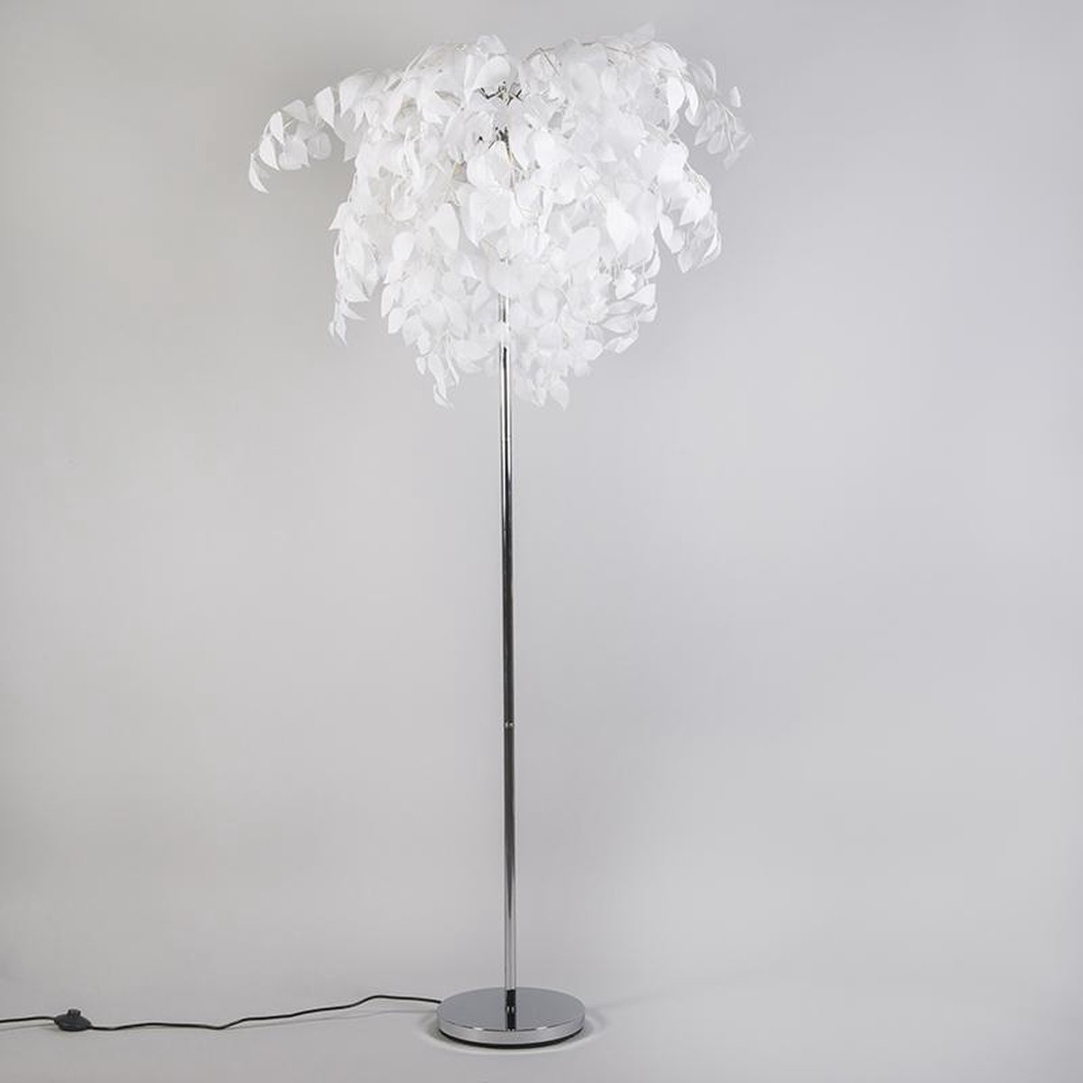 Reality Vloerlamp Leavy 180 X 70 Cm Staal - Wit