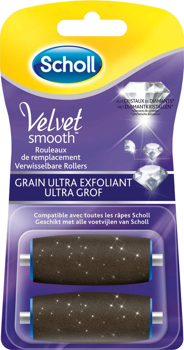 Scholl Voetvijl - Navulling Velvet Smooth - Ultra Harde Huid - 2 Stuks