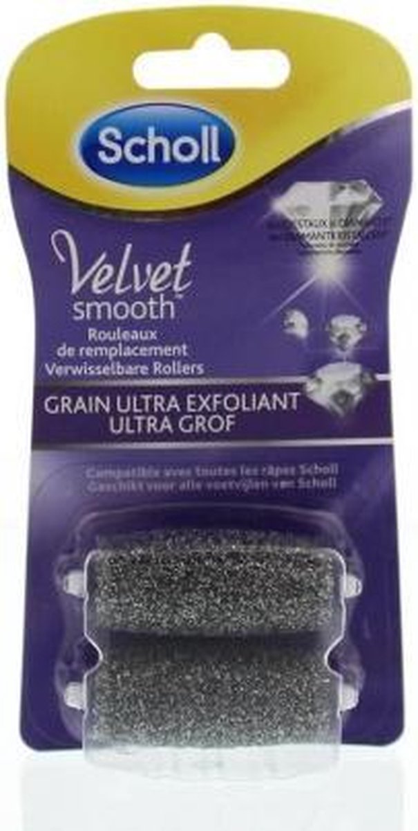 Scholl Voetvijl - Navulling Velvet Smooth - Ultra Harde Huid - 2 Stuks