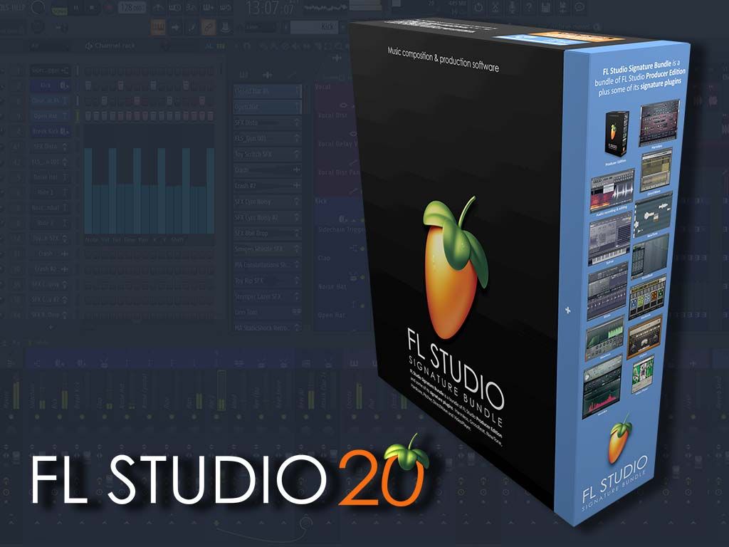 Image-Line FL Studio Signature Bundle Box DAW-software