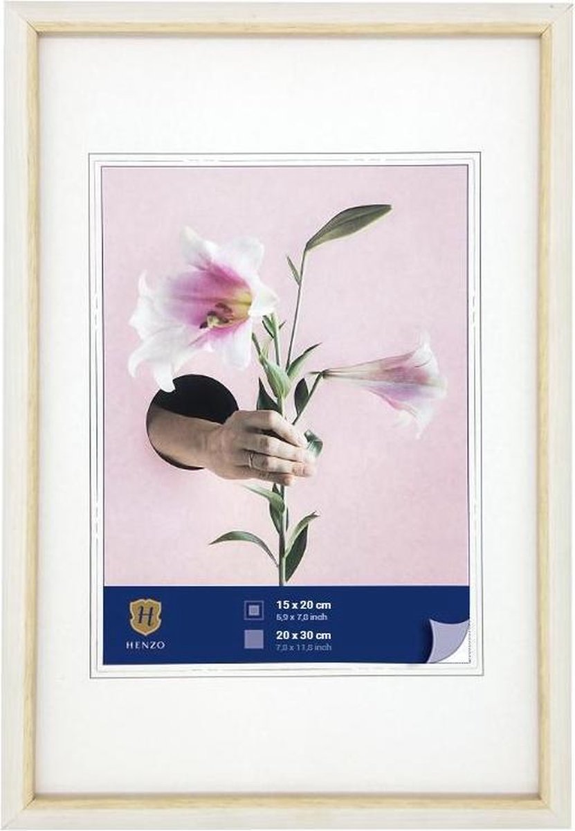 Henzo Fotolijst - Lily - Fotomaat 20x30 Cm - - Wit