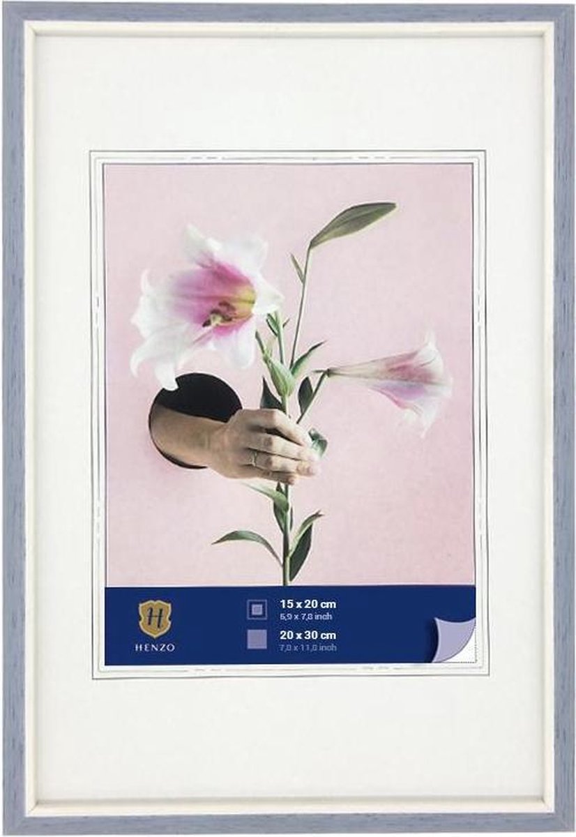 Henzo Fotolijst - Lily - Fotomaat 20x30 Cm - - Blauw