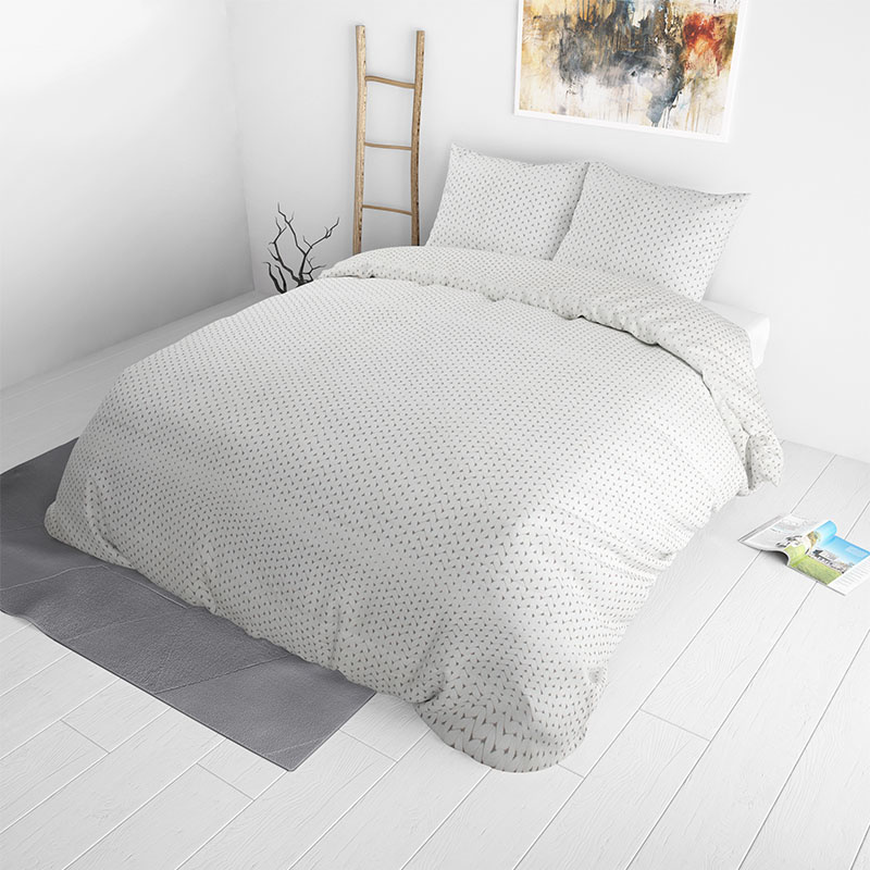 Sleeptime Gustavo 1-persoons (140 x 220 cm + 1 kussensloop) - Grijs