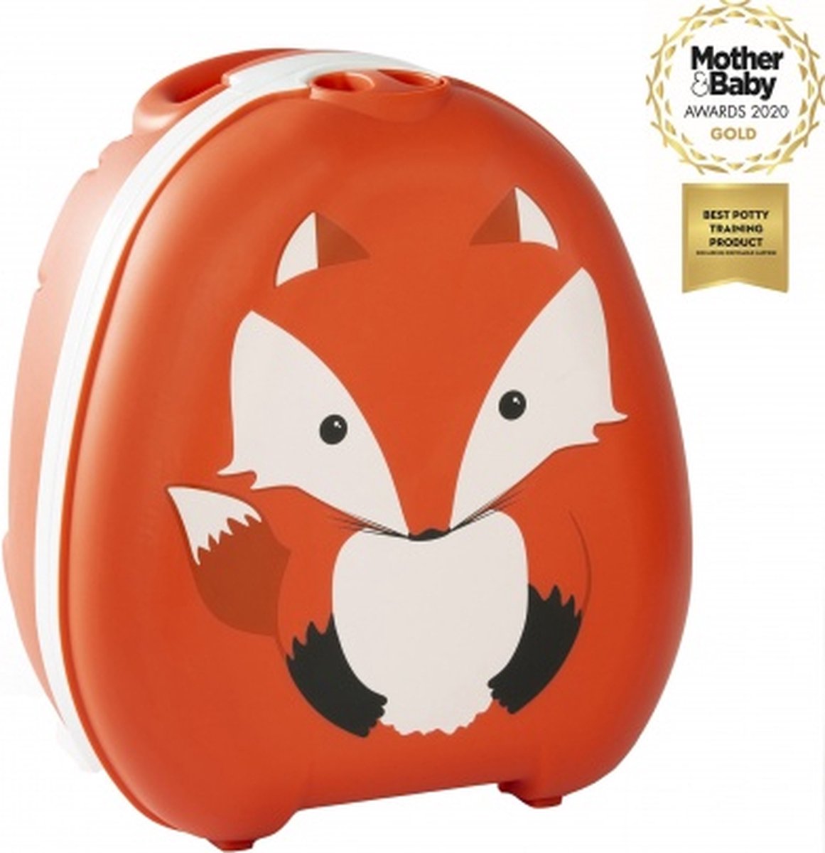Jippies Jippie's Plaspotje My Carry Potty Vos 26 X 15 Cm/wit - Oranje