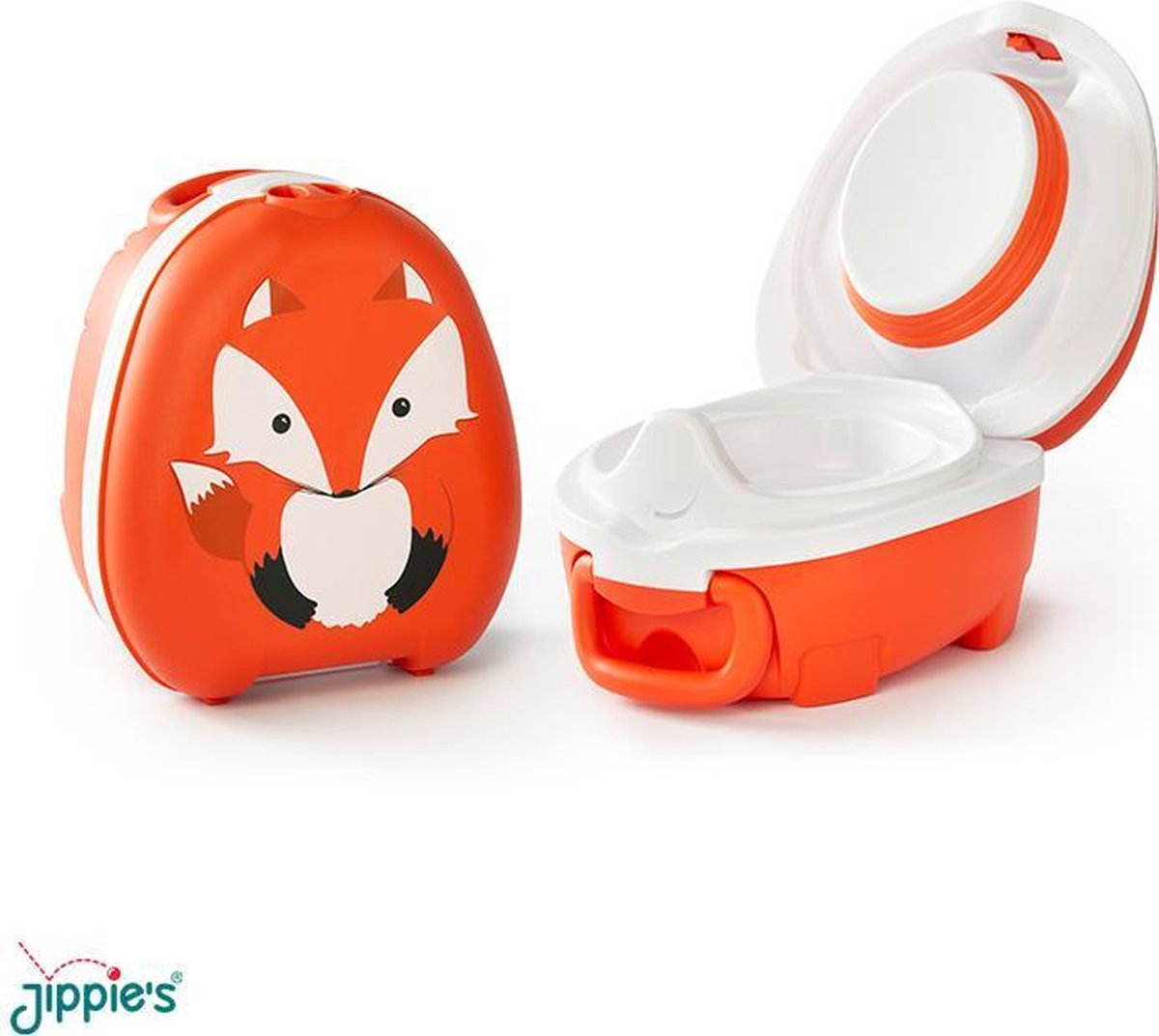 Jippies Jippie's Plaspotje My Carry Potty Vos 26 X 15 Cm/wit - Oranje