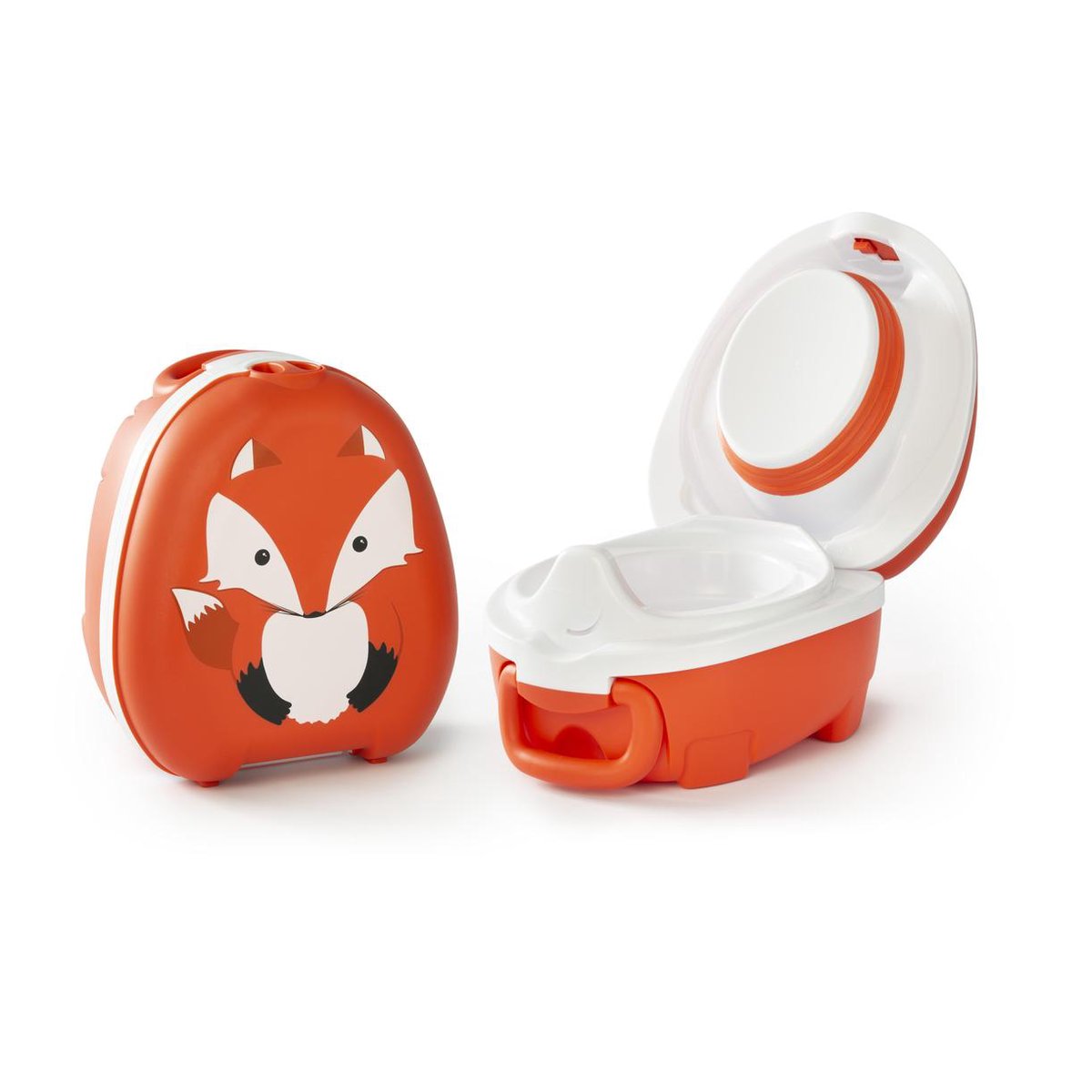 Jippies Jippie's Plaspotje My Carry Potty Vos 26 X 15 Cm/wit - Oranje